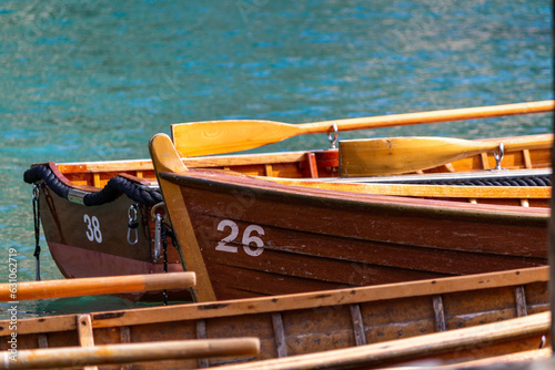 Little boat in Braies Lake