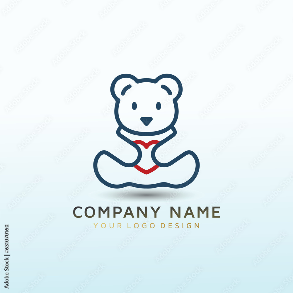 baby product vector logo design baby product vector logo design