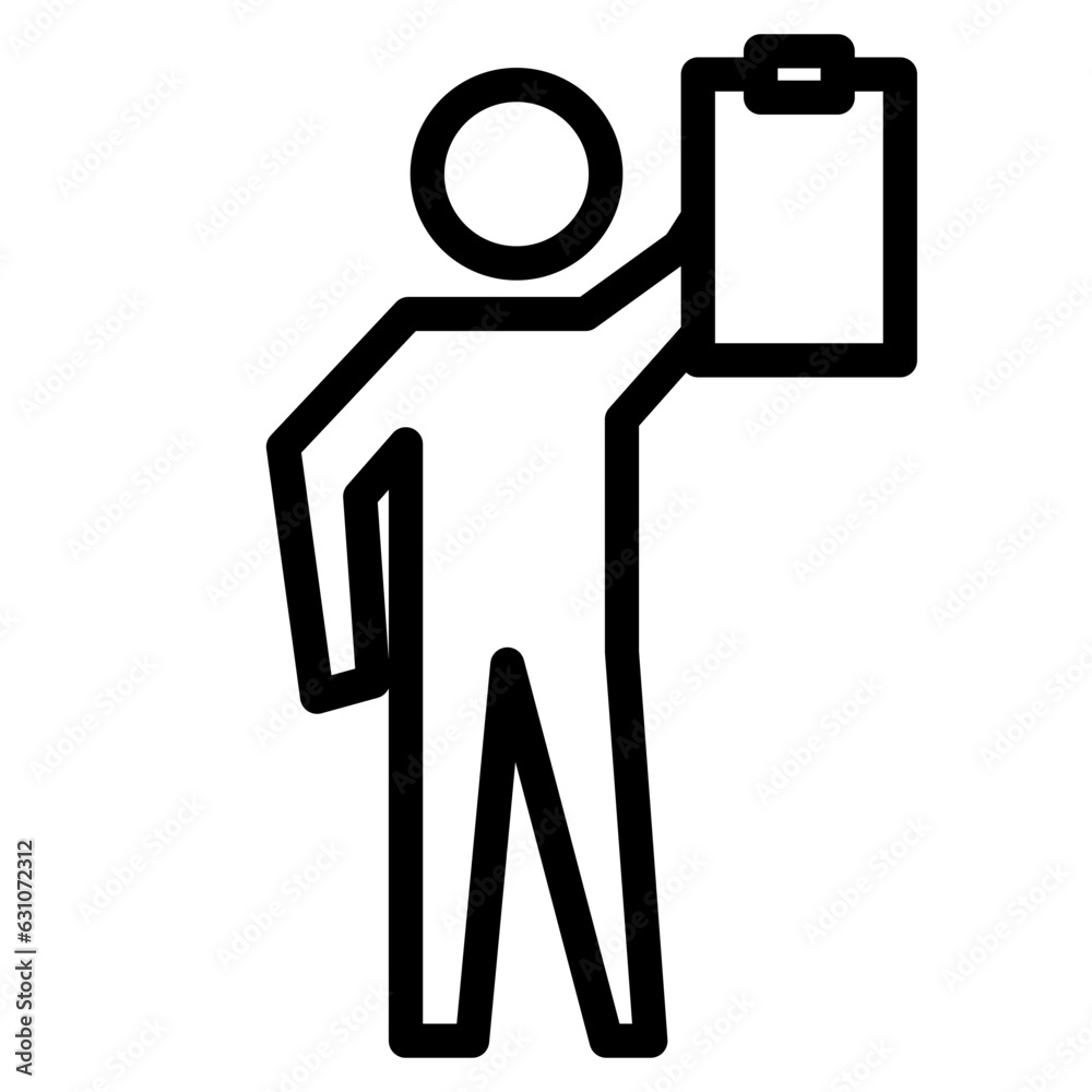 stickman standing line stickman standing line