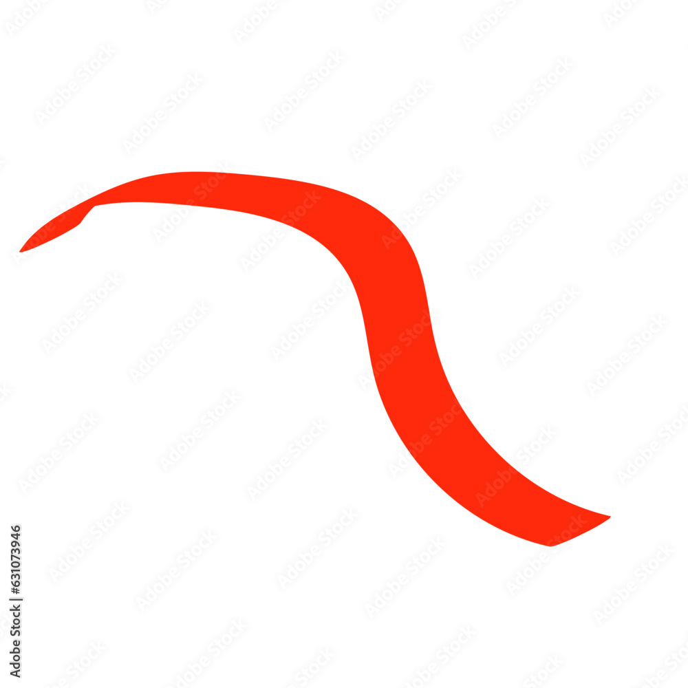 Flag Ribbon Illustration Flag Ribbon Illustration