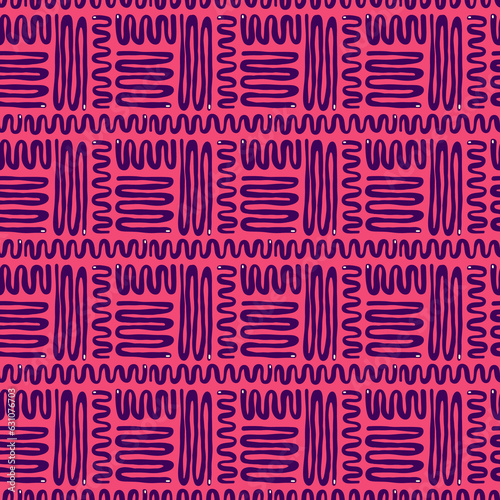 Snake pattern. Halloween Gothic background with magical snakes.