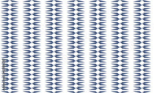 blue diamond spiky block on white background repeat seamless pattern replete image design for fabric printing or wallpaper or background