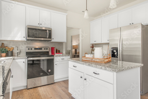 modern kitchen interior view