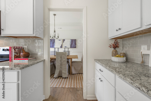 modern kitchen interior view