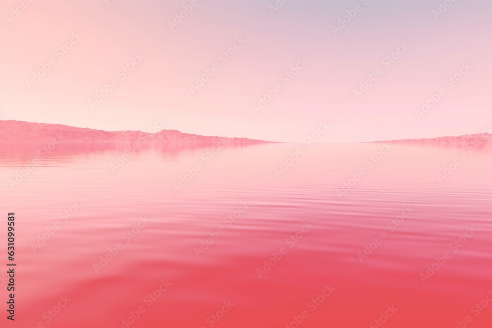 A relaxing landscape, soft tones, and a natural background with dreamy colors. Ai generated.