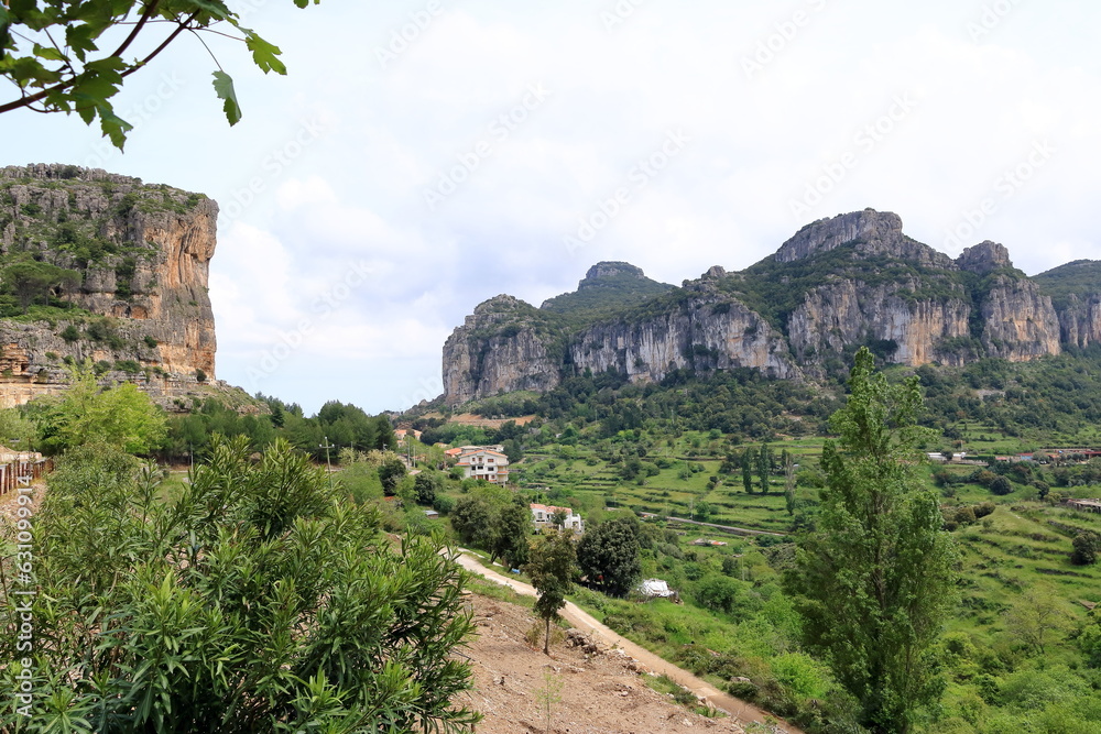 Fototapeta premium View of Monte Corongiu near Jerzu, Ulassai, Sardinia, Italy