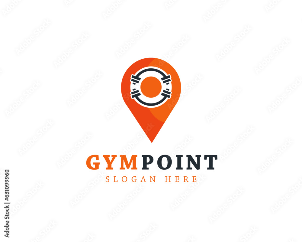 Gym Point Logo Design for Brand