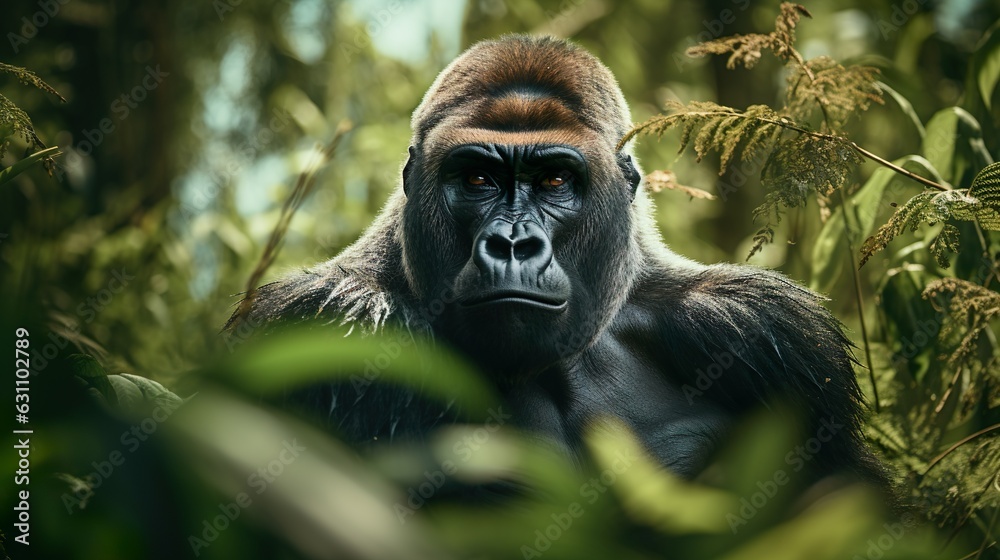 Gorilla made with Ai generative technology Gorilla made with Ai generative technology