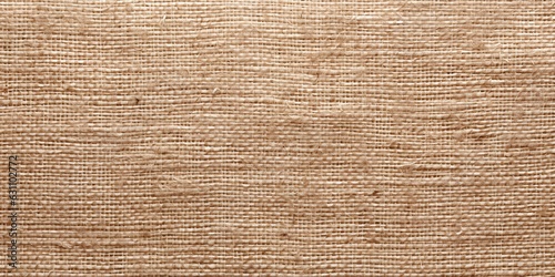 Light creme beige texture of burlap Jute sackcloth woven canvas background. Ai generative.