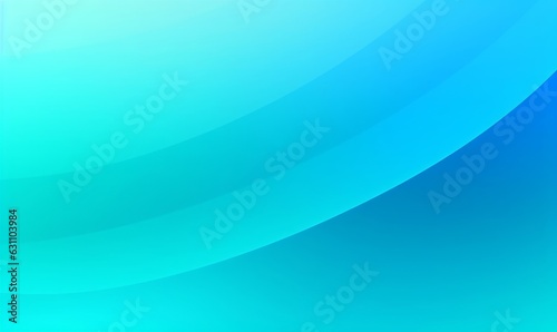 Light blue green gradient abstract background. background for presentation, event, birthday party backdrop. Endless elegant color transition. Space for text. Bright turquoise soft, Generative AI