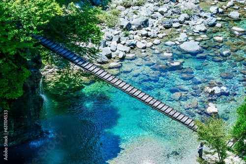 中津川市、付知峡やじろ橋の絶景