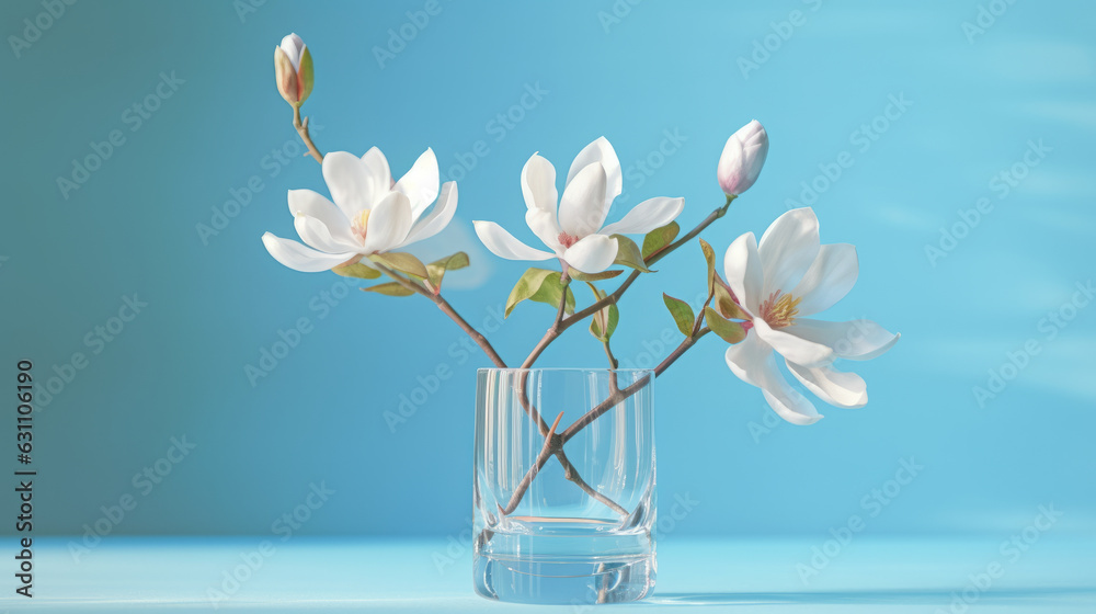 A beautiful vase filled with elegant white flowers on a table A beautiful vase filled with elegant white flowers on a table
