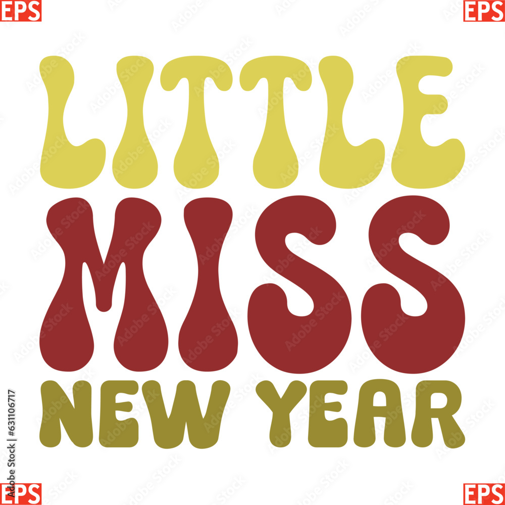 Happy New year retro svg design and eps file Happy New year retro svg design and eps file