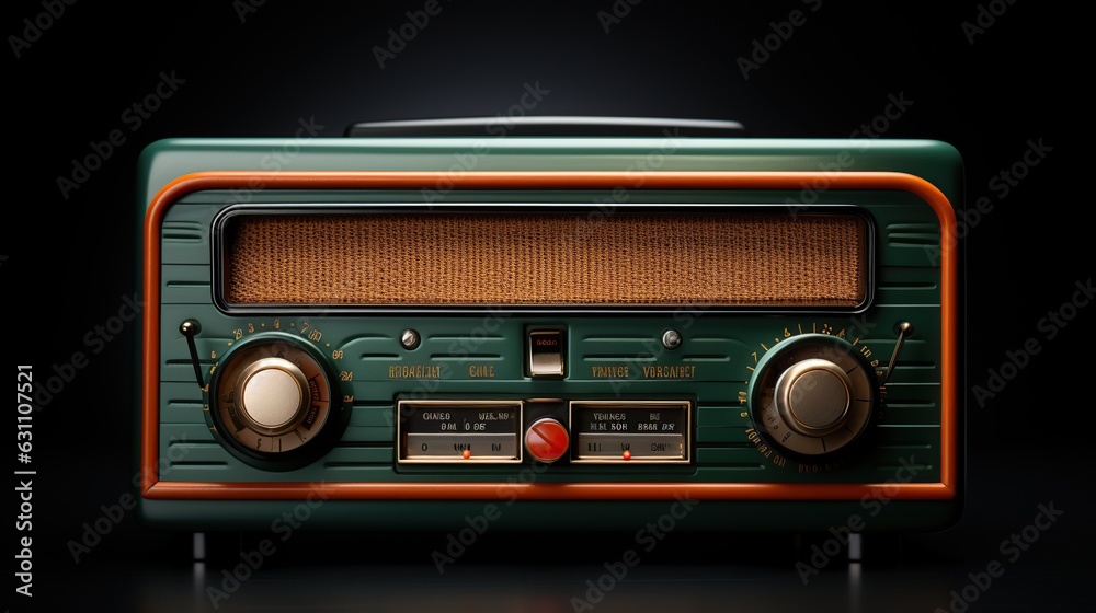 Rare old radio in museum