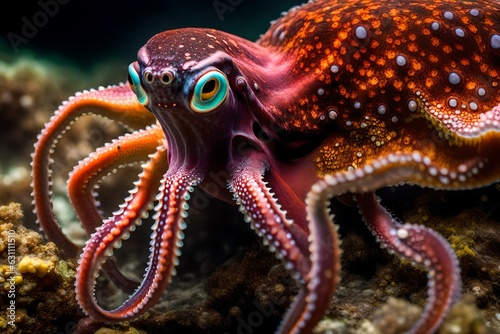 octopus in aquarium © Asif 