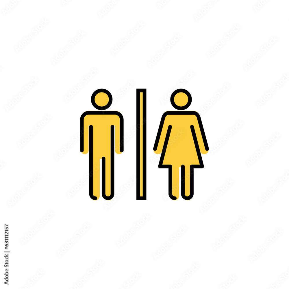 Toilet icon vector for web and mobile app. Girls and boys restrooms sign and symbol. bathroom sign. wc, lavatory Toilet icon vector for web and mobile app. Girls and boys restrooms sign and symbol. bathroom sign. wc, lavatory