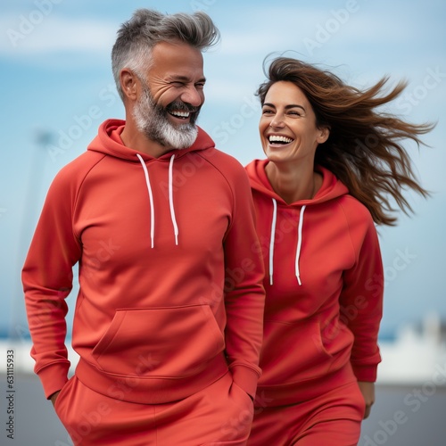active mature couple in bri...