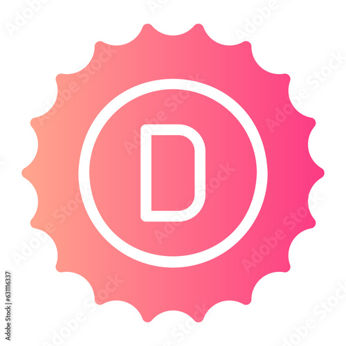 vitamin d gradient icon