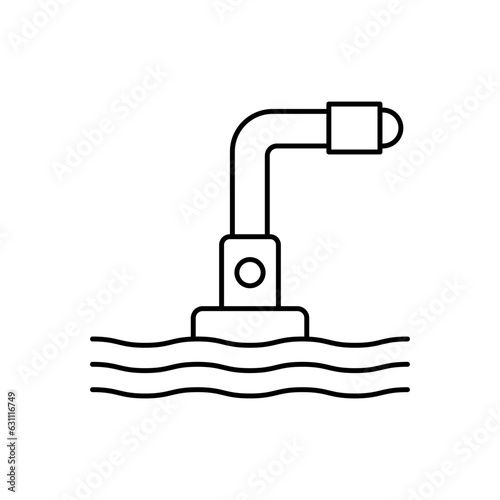 Water missile Vector Icon
