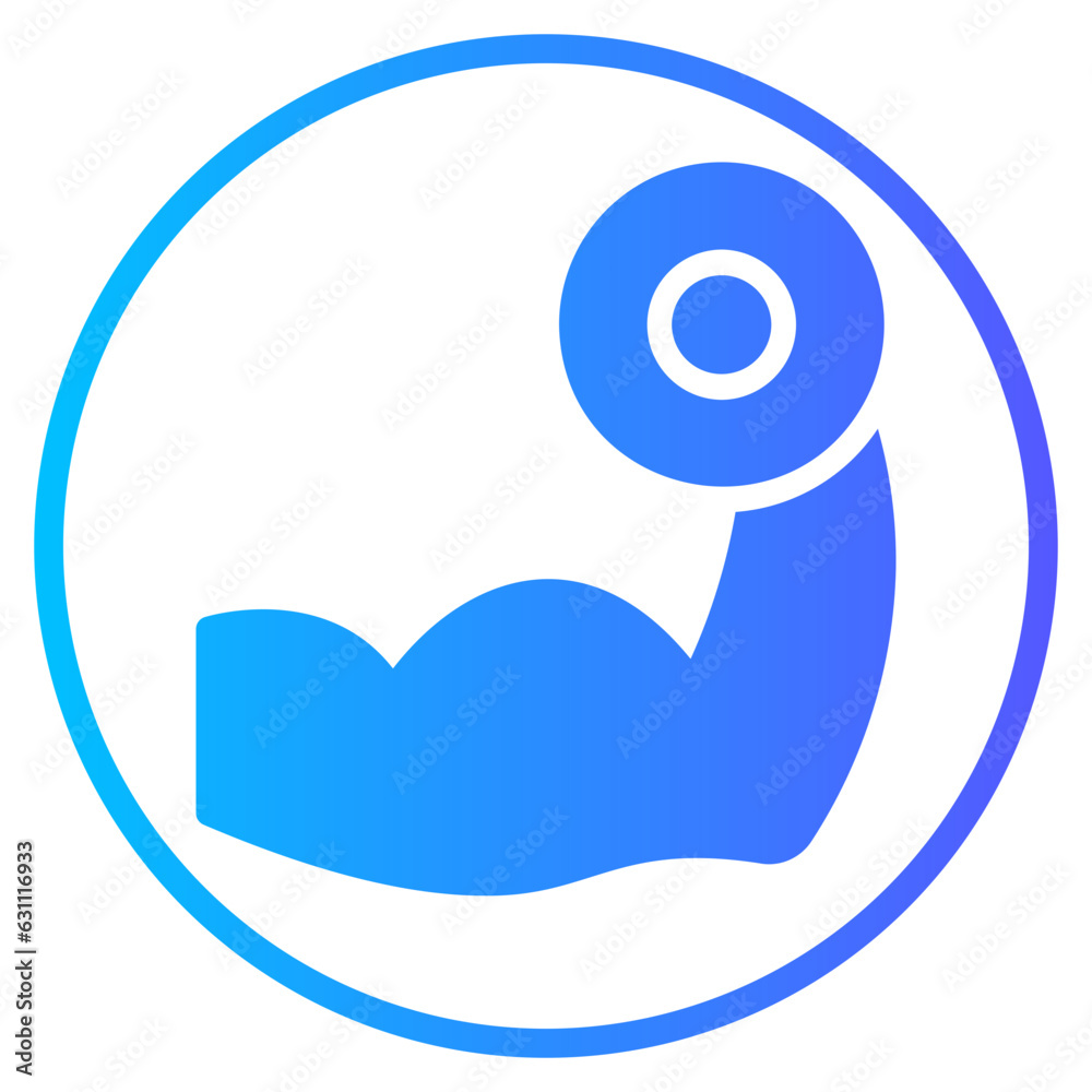 arm gradient icon arm gradient icon