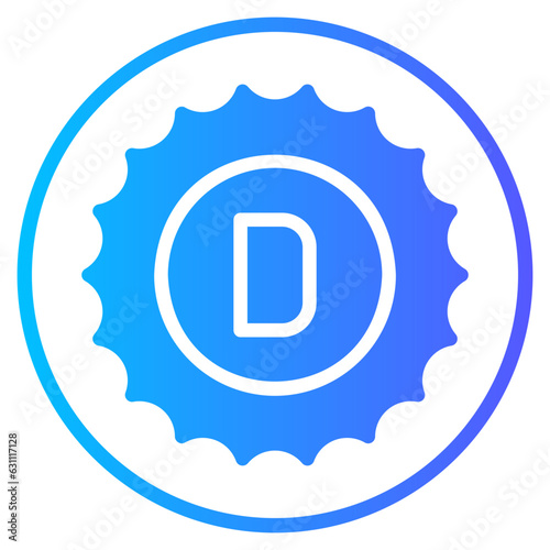 vitamin d gradient icon