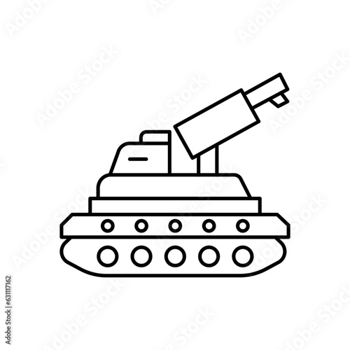 Army truck Vector Icon