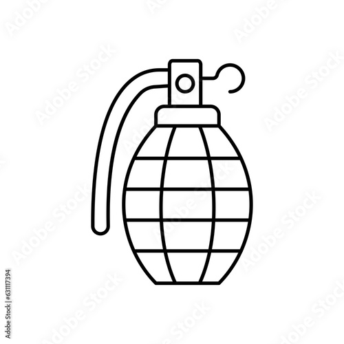 Hand grenade Vector Icon

