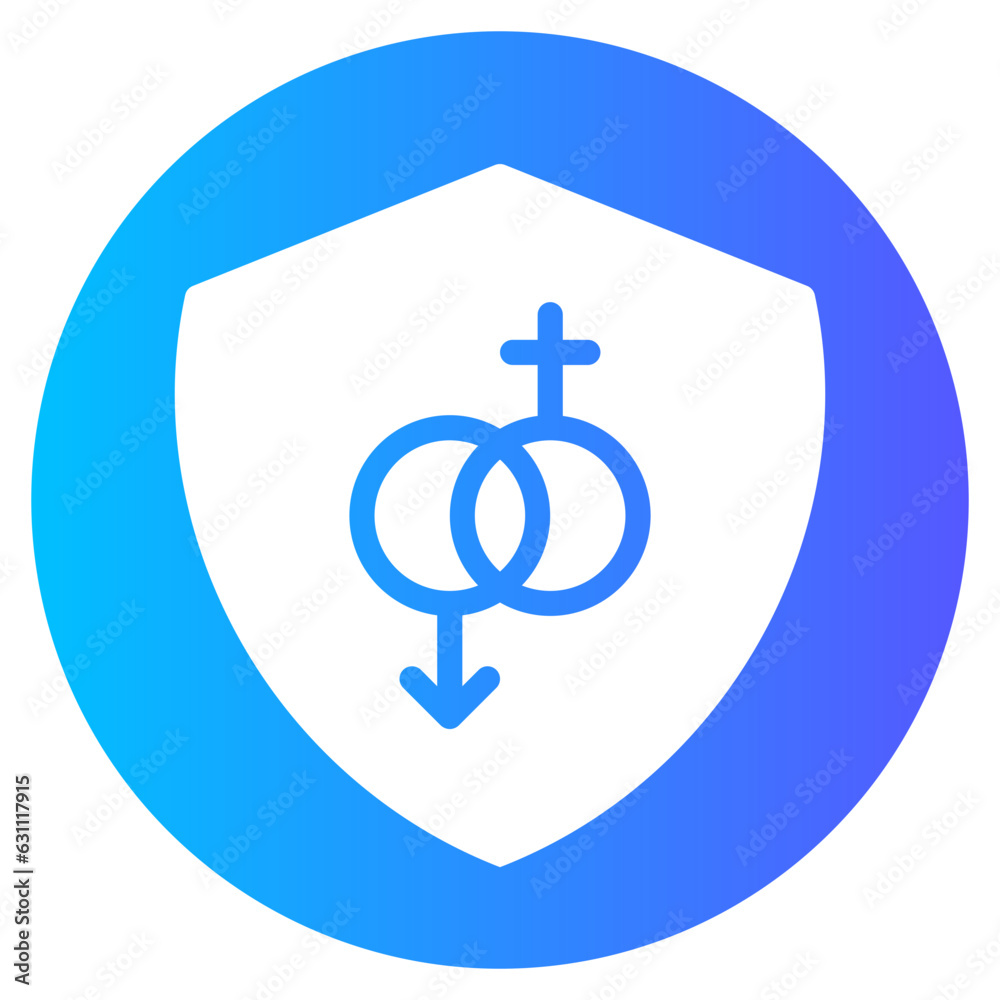 safety gradient icon safety gradient icon