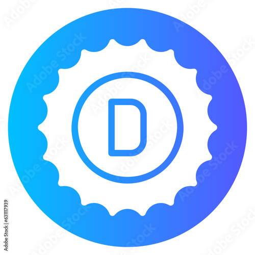 vitamin d gradient icon