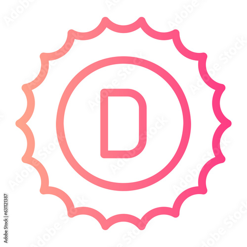 vitamin d gradient icon