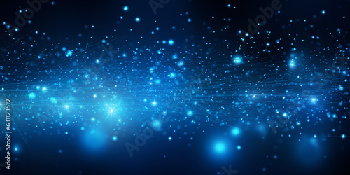 Dark blue digital particle wave and light background Mesmerizing Dark Blue Particle Wave with Light Background