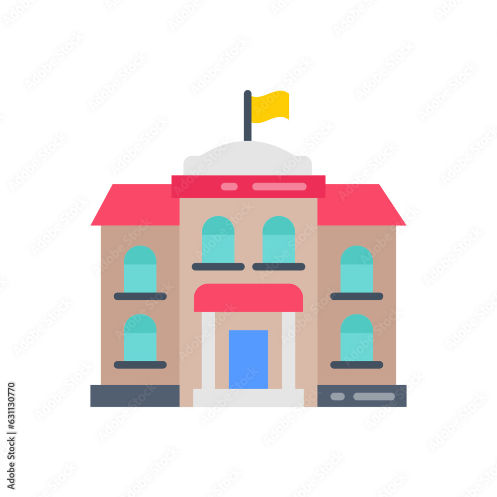 Fototapeta premium School icon in vector. Illustration