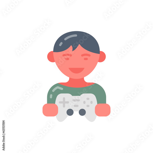 Gaming icon in vector. Illustration