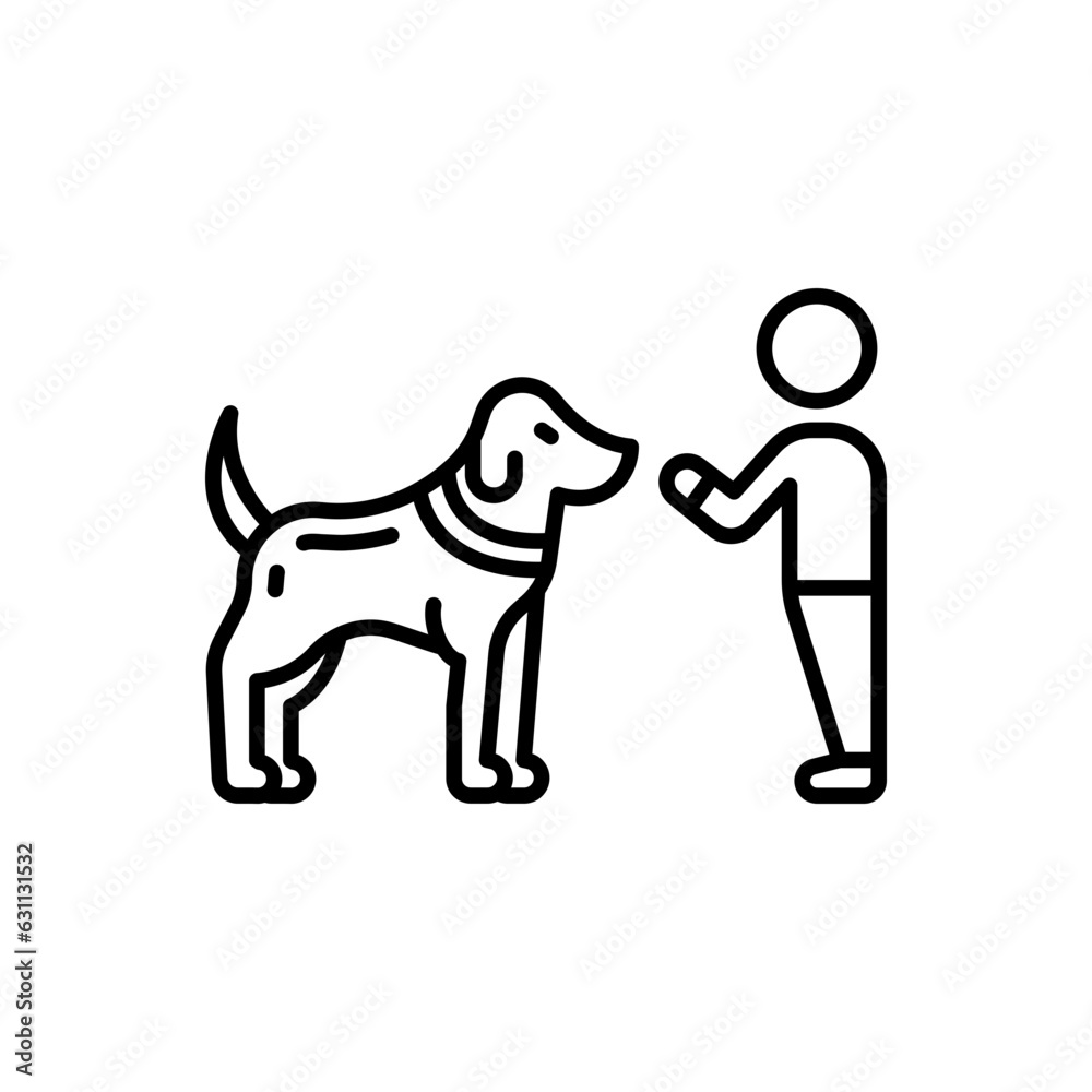 Caring Pet icon in vector. Illustration Caring Pet icon in vector. Illustration