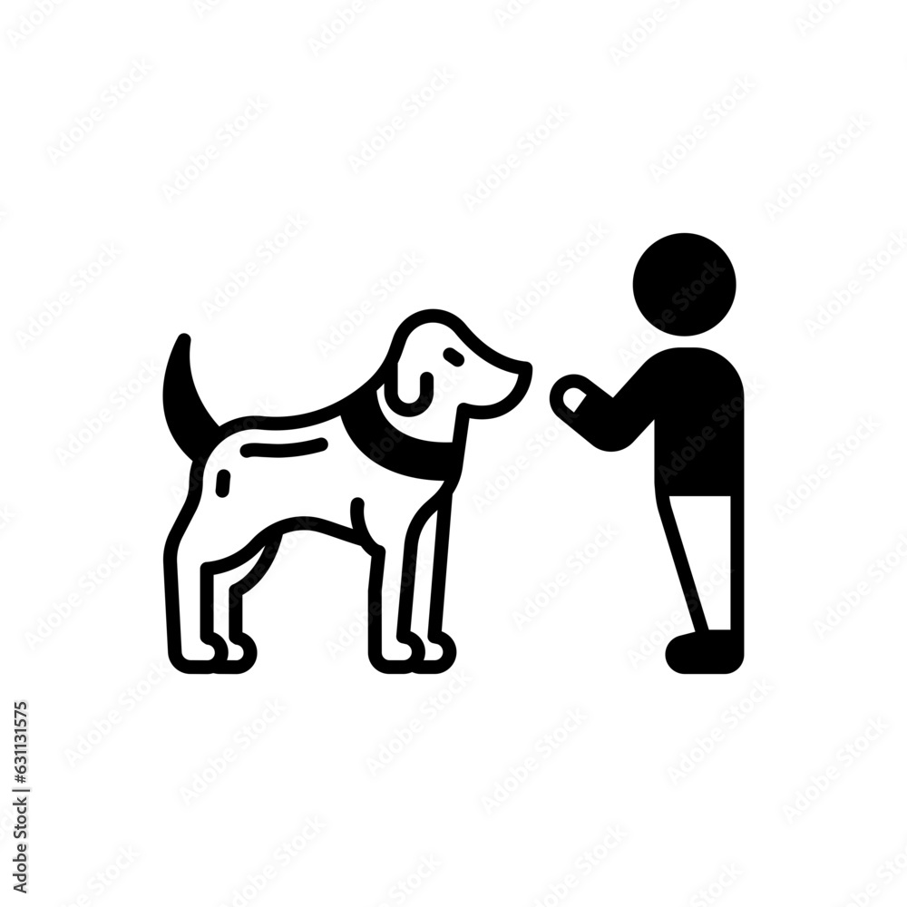 Caring Pet icon in vector. Illustration Caring Pet icon in vector. Illustration