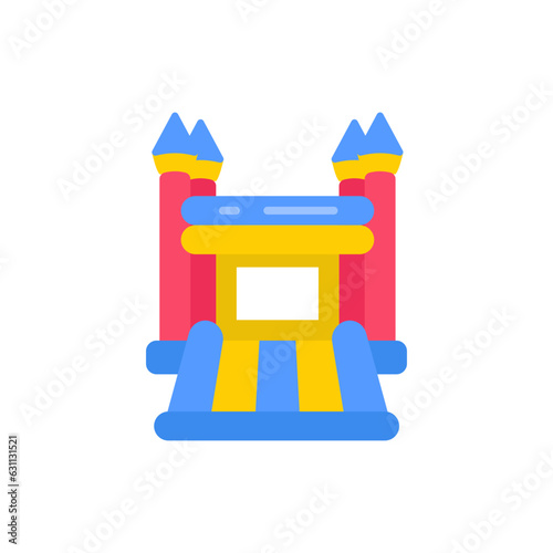 Bouncy Castle icon in vector. Illustration