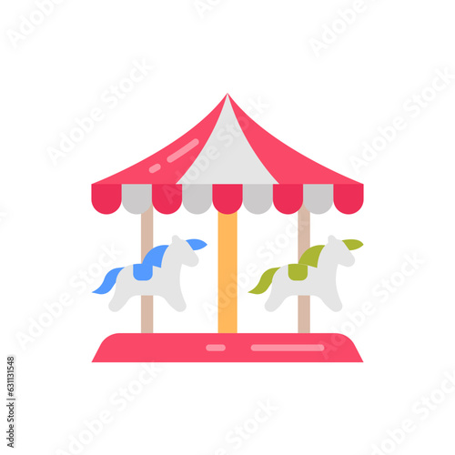 Carousel icon in vector. Illustration