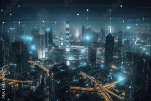 Technology and communication for smart cities. Generative AI