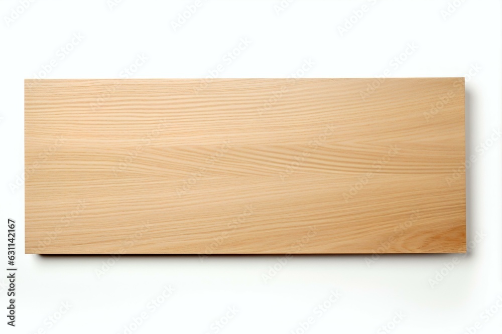 Light Yellow Wood Swatch on White, Generative AI Light Yellow Wood Swatch on White, Generative AI