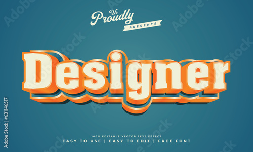 colorful playful fun glossy shiny 3d editable text effect alphabet font typeface typography vector