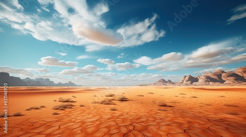 vast expanse of desert