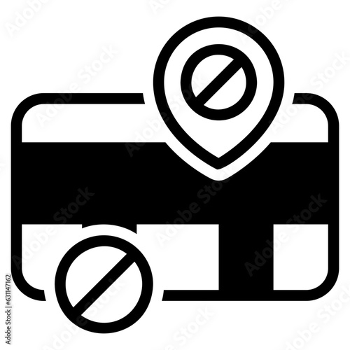  Route glyph icon