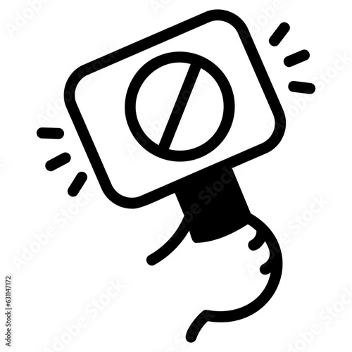  Stop glyph icon