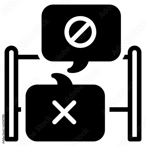  Banner glyph icon