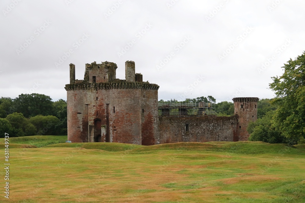Ruins of Caerlaverock Castle – Scotland
