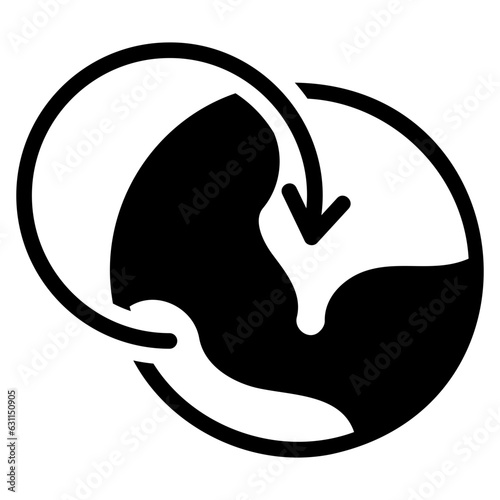  Global glyph icon
