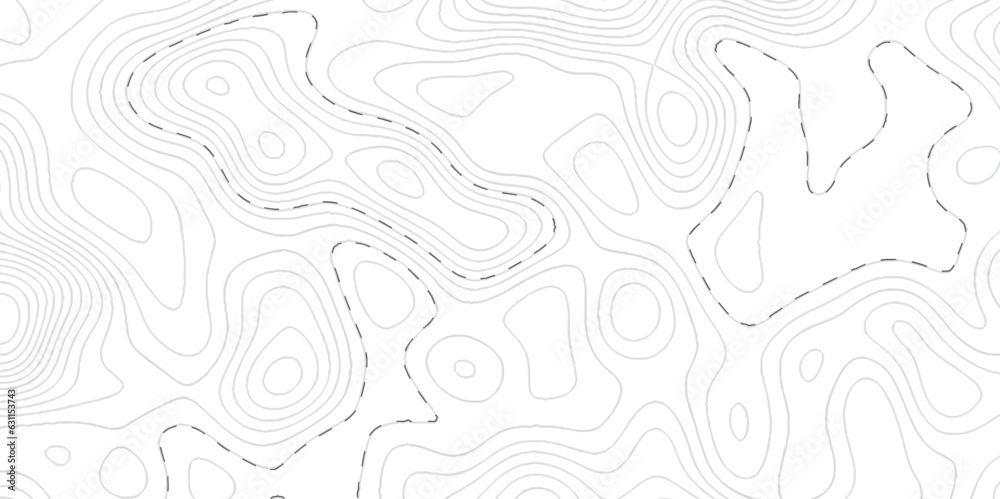  Panorama view gradient multicolor wave curve lines banner background design. Vector illustration. Black and white topography contour lines map isolated on white background.