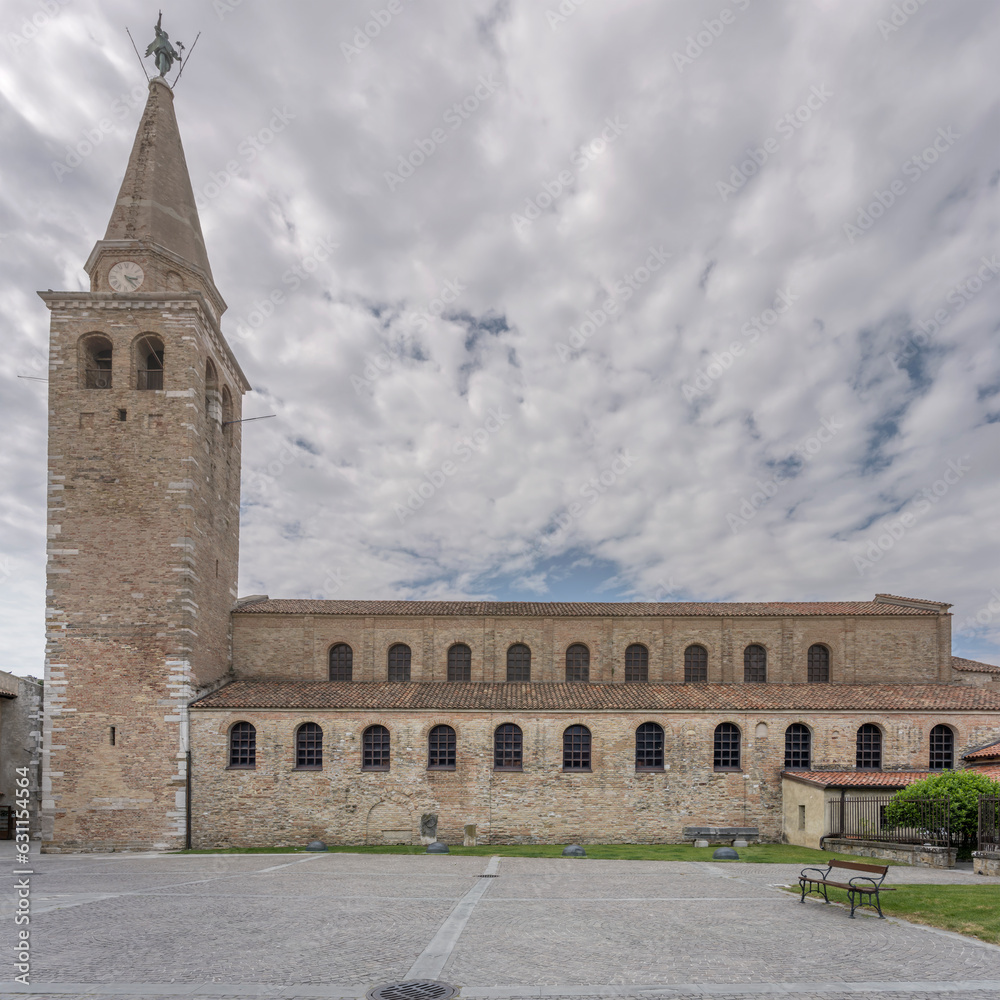 santa Eufemia church south side,  Grado, Italy