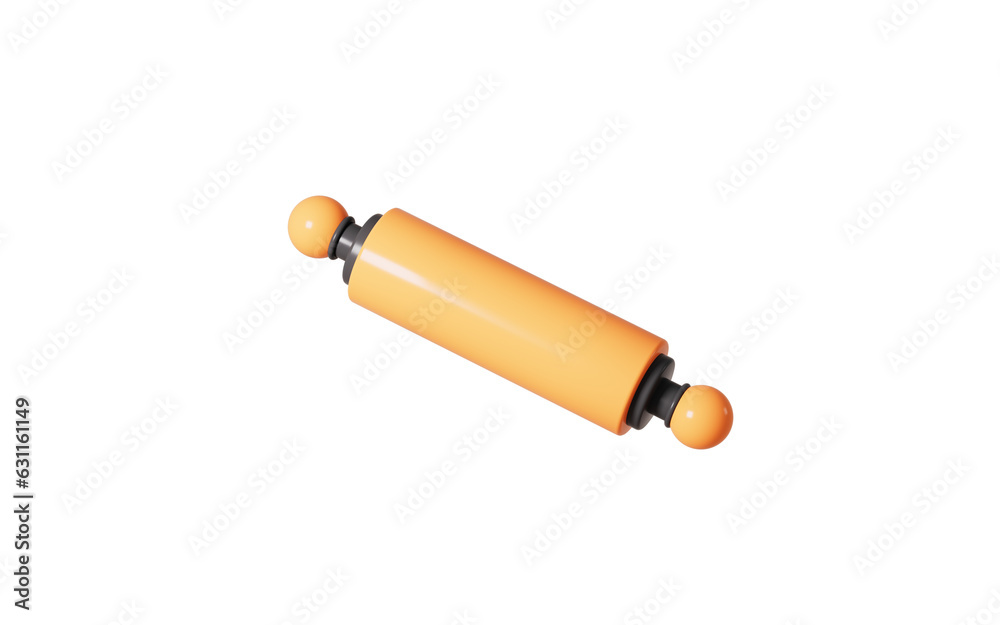 Cartoon kitchenware in the white background, 3d rendering. Cartoon kitchenware in the white background, 3d rendering.
