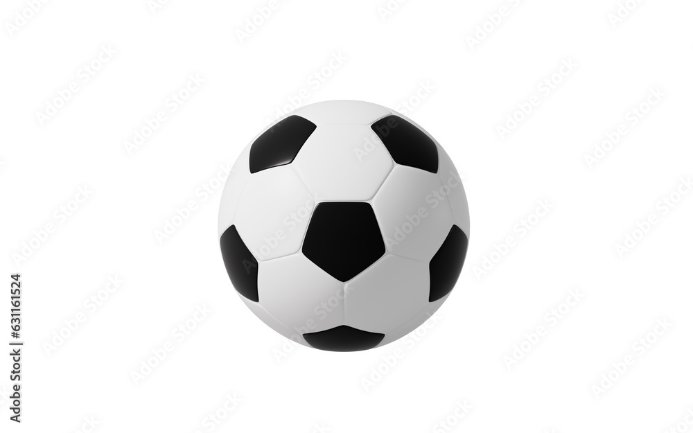 Cartoon football in the white background, 3d rendering. Cartoon football in the white background, 3d rendering.